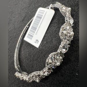 Marchesa Silver Textured Bracelet